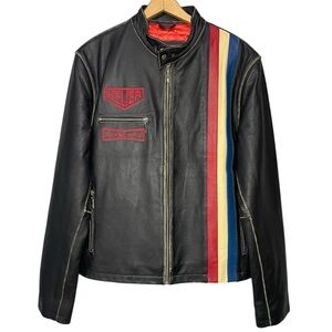 Tag Heuer | Jackets & Coats | Mens Tag Heuer Black Leather Jacket